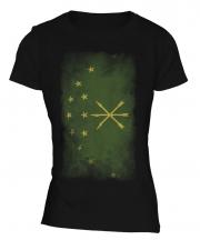 Adygea Faded Flag Ladies T-Shirt