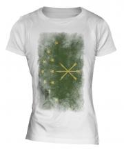 Adygea Faded Flag Ladies T-Shirt