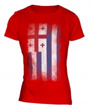Ajaria Faded Flag Ladies T-Shirt