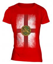 Alderney Faded Flag Ladies T-Shirt