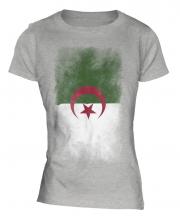 Algeria Faded Flag Ladies T-Shirt