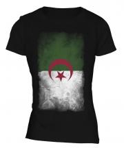 Algeria Faded Flag Ladies T-Shirt