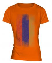 Armenia Faded Flag Ladies T-Shirt