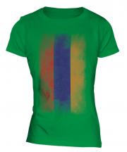 Armenia Faded Flag Ladies T-Shirt