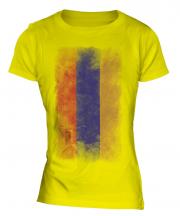 Armenia Faded Flag Ladies T-Shirt
