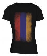Armenia Faded Flag Ladies T-Shirt