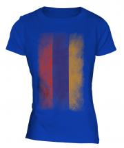 Armenia Faded Flag Ladies T-Shirt