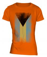 Bahamas Faded Flag Ladies T-Shirt
