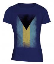 Bahamas Faded Flag Ladies T-Shirt