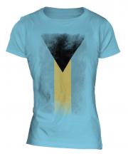 Bahamas Faded Flag Ladies T-Shirt