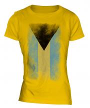 Bahamas Faded Flag Ladies T-Shirt