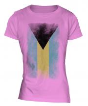 Bahamas Faded Flag Ladies T-Shirt