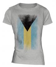 Bahamas Faded Flag Ladies T-Shirt