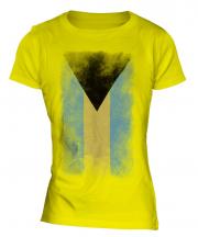 Bahamas Faded Flag Ladies T-Shirt