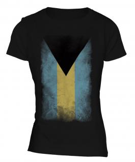 Bahamas Faded Flag Ladies T-Shirt