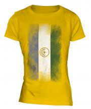 Bashkortostan Faded Flag Ladies T-Shirt