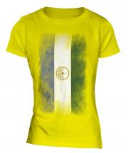Bashkortostan Faded Flag Ladies T-Shirt