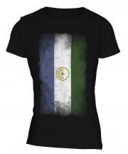 Bashkortostan Faded Flag Ladies T-Shirt