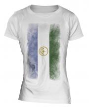 Bashkortostan Faded Flag Ladies T-Shirt