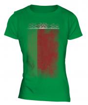 Belarus Faded Flag Ladies T-Shirt
