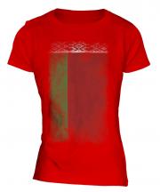 Belarus Faded Flag Ladies T-Shirt