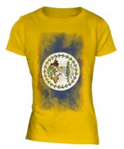 Belize Faded Flag Ladies T-Shirt