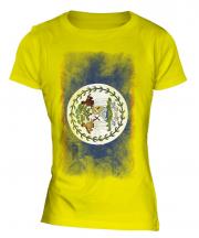 Belize Faded Flag Ladies T-Shirt