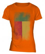 Benin Faded Flag Ladies T-Shirt