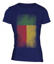 Benin Faded Flag Ladies T-Shirt