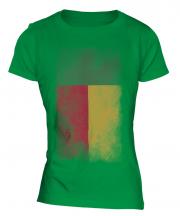 Benin Faded Flag Ladies T-Shirt