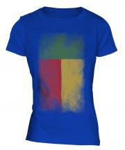 Benin Faded Flag Ladies T-Shirt