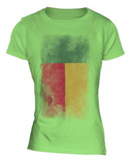Benin Faded Flag Ladies T-Shirt