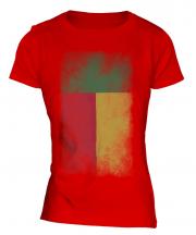 Benin Faded Flag Ladies T-Shirt
