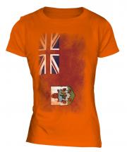 Bermuda Faded Flag Ladies T-Shirt