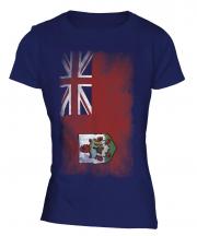 Bermuda Faded Flag Ladies T-Shirt