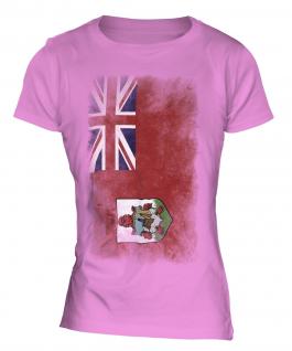 Bermuda Faded Flag Ladies T-Shirt