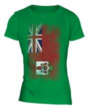 Bermuda Faded Flag Ladies T-Shirt