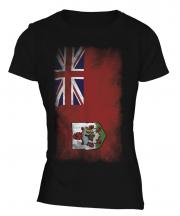 Bermuda Faded Flag Ladies T-Shirt