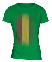 Bolivia Faded Flag Ladies T-Shirt