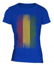 Bolivia Faded Flag Ladies T-Shirt