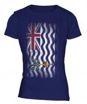 British Indian Ocean Territory Faded Flag Ladies T-Shirt