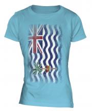 British Indian Ocean Territory Faded Flag Ladies T-Shirt