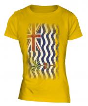 British Indian Ocean Territory Faded Flag Ladies T-Shirt