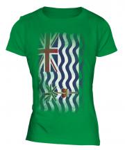 British Indian Ocean Territory Faded Flag Ladies T-Shirt