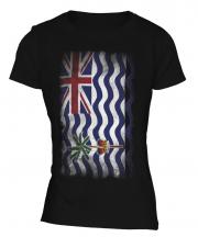 British Indian Ocean Territory Faded Flag Ladies T-Shirt