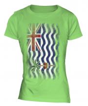 British Indian Ocean Territory Faded Flag Ladies T-Shirt