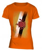 Brunei Faded Flag Ladies T-Shirt