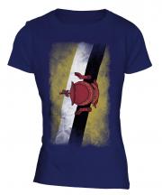 Brunei Faded Flag Ladies T-Shirt