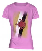 Brunei Faded Flag Ladies T-Shirt