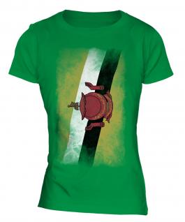 Brunei Faded Flag Ladies T-Shirt